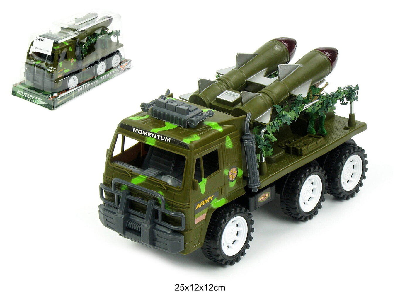 Žaislinė karinė transporto priemonė, 1 vnt. цена и информация | Žaislai berniukams | pigu.lt
