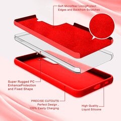 Silikoninis rinkinys skirtas Samsung Galaxy S21 FE raudona - Red Candy kaina ir informacija | Telefono dėklai | pigu.lt