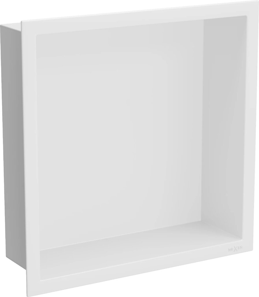 Mexen X-Wall-R įleidžiama sieninė lentyna, 30x30 cm, White kaina ir informacija | Vonios kambario aksesuarai | pigu.lt