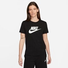Nike Женская футболка NSW TEE ESSNTL ICN FTRA, черная цена и информация | Футболка для женщин Мы здесь, зелёная | pigu.lt