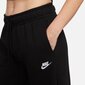 Nike laisvalaikio kelnės moterims NSW CLUB FLC MR PANT WIDE, juodos kaina ir informacija | Sportinė apranga moterims | pigu.lt