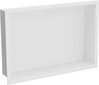 Mexen X-Wall-R įleidžiama sieninė lentyna, 45x30 cm, White цена и информация | Vonios kambario aksesuarai | pigu.lt