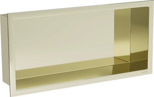 Mexen X-Wall-R įleidžiama sieninė lentyna, 45x20 cm, Gold цена и информация | Аксессуары для ванной комнаты | pigu.lt