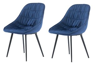 2-jų valgomojo kėdžių komplektas Element Christina Designer chair, Mėlyna kaina ir informacija | Virtuvės ir valgomojo kėdės | pigu.lt