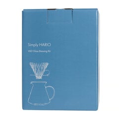 Комплект Hario V60 Dripper & Pot White - капельница + сервер + фильтры цена и информация | Чайники, кофейники | pigu.lt