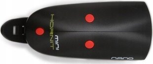 Hornit Nano Черный/Красный велосипедный звуковой сигнал 6266BLR цена и информация | Велосипедные фонари, отражатели | pigu.lt