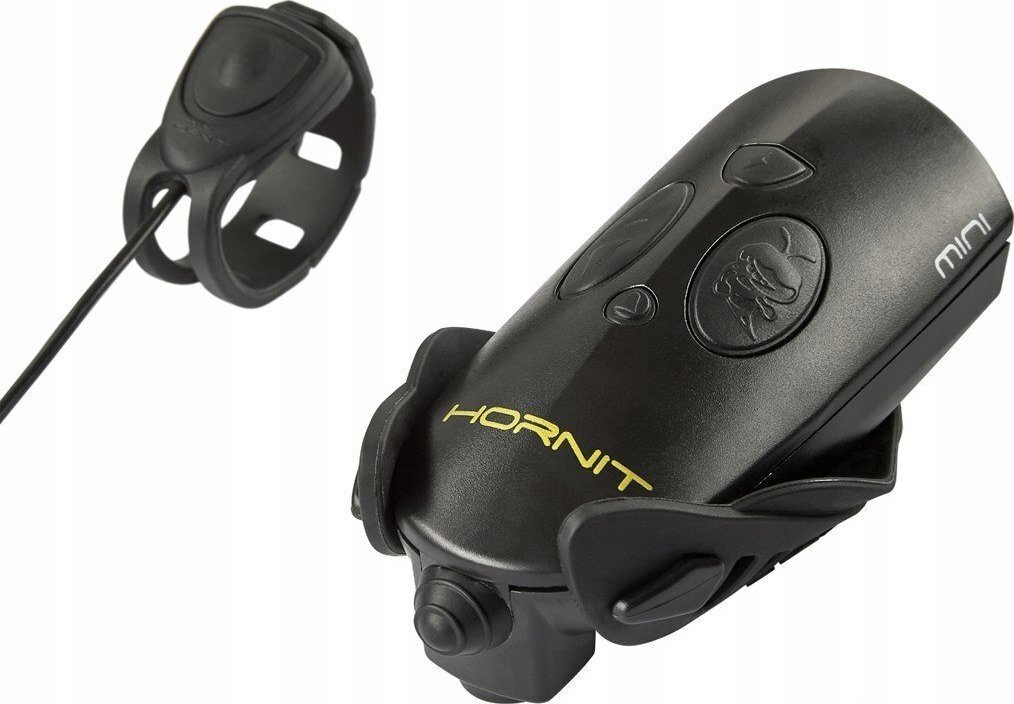 Dviračio priekinis žibintas Hornit Mini Black 5353BLBL, juodas kaina ir informacija | Žibintai ir atšvaitai dviračiams | pigu.lt