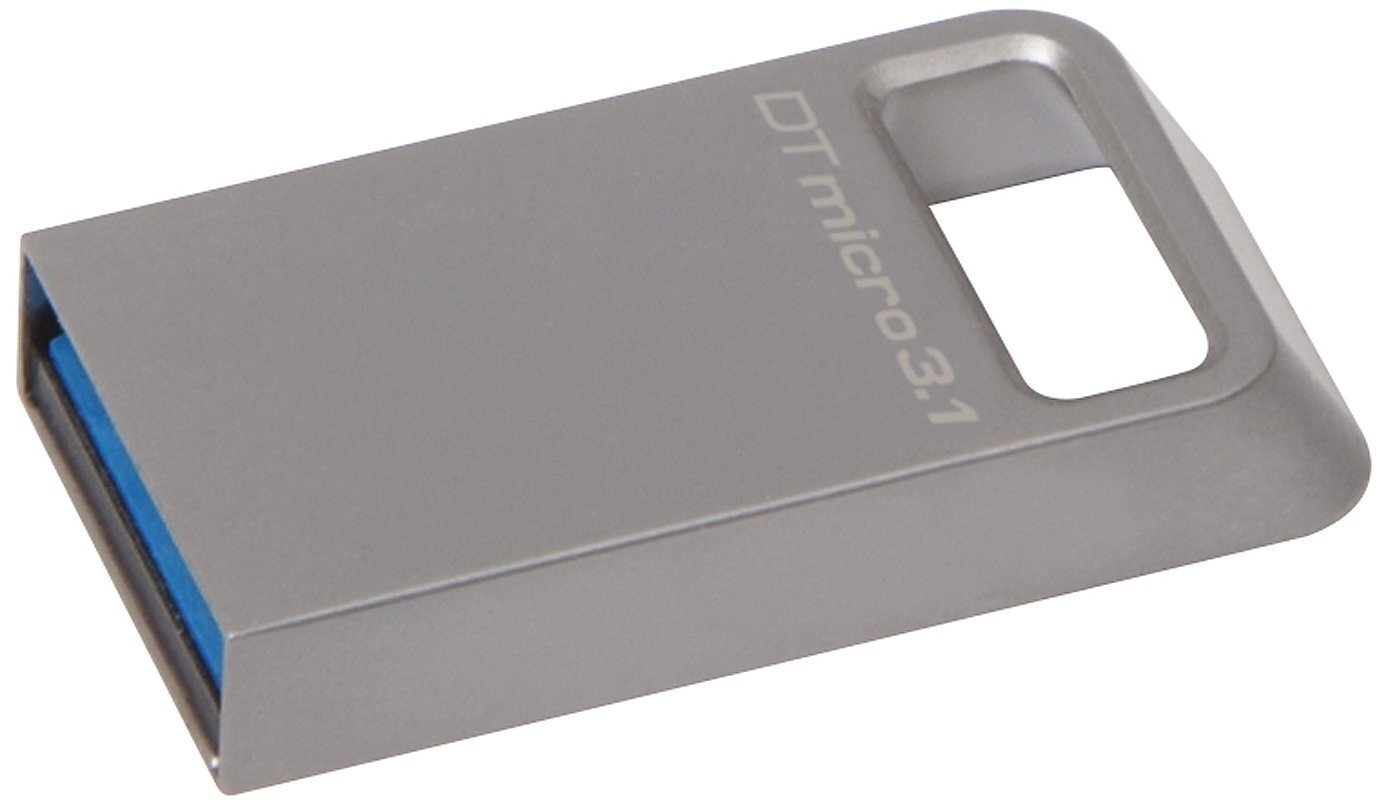 Atmintinė Kingston Data Traveler Micro 3.1 16GB, USB 3.1 kaina ir informacija | USB laikmenos | pigu.lt