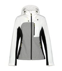 Женская куртка Icepeak софтшелл Broadus, 54931-3*980, белый/серый цвет, 6438535599142 цена и информация | Женские куртки | pigu.lt