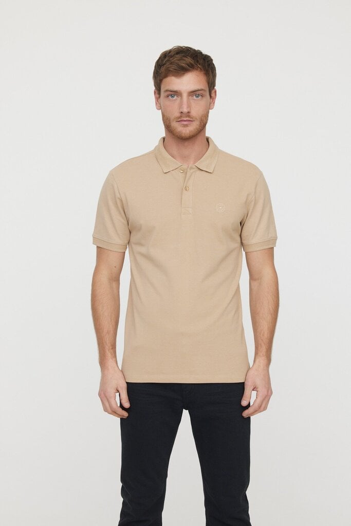 Marškinėliai vyrams Lee Cooper, smėlio spalvos цена и информация | Vyriški marškinėliai | pigu.lt
