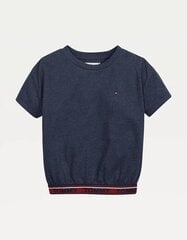 Marškinėliai mergaitėms Tommy Hilfiger Blue, mėlyni kaina ir informacija | Marškinėliai mergaitėms | pigu.lt