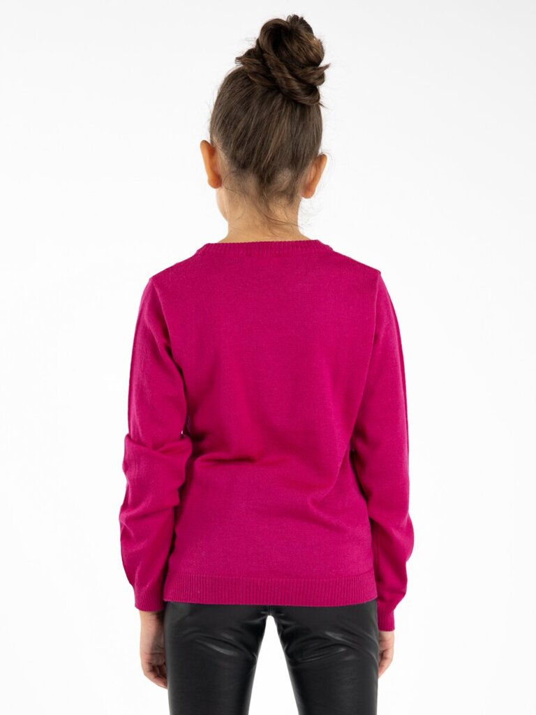 Megztinis mergaitėms Kimko, rožinis kaina ir informacija | Megztiniai, bluzonai, švarkai mergaitėms | pigu.lt