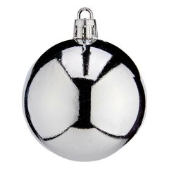 Ёлочные шарики Ø 6 cm 24 штук Серебристый Пластик цена и информация | Рождественское украшение CA1031, 10 см | pigu.lt