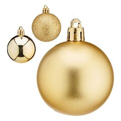Eglutės rutuliukai, 24 vnt., auksinis kaina ir informacija | Kalėdinės dekoracijos | pigu.lt