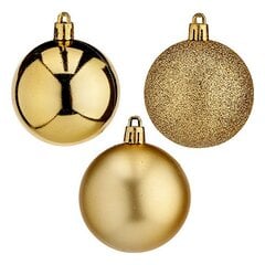 Eglutės rutuliukai, 20 vnt., auksinė kaina ir informacija | Kalėdinės dekoracijos | pigu.lt