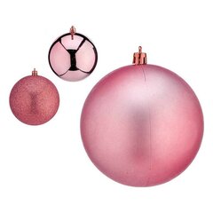 Eglutės rutuliukai, 6 vnt., rožinė kaina ir informacija | Kalėdinės dekoracijos | pigu.lt