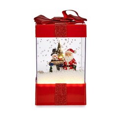 Снежный комок Коробка Красный Пластик полистоун (13 x 21 x 13 cm) цена и информация | Рождественские украшения | pigu.lt