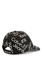 Детская кепка CALVIN KLEIN Organic Cotton Cap Black цена и информация | Шапки, перчатки, шарфы для мальчиков | pigu.lt