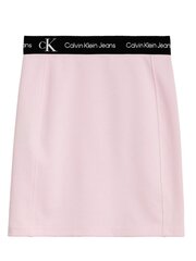 Юбка CALVIN KLEIN Logo Tape Milano Jersey, розовая цена и информация | Юбки | pigu.lt