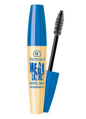 Blakstienų tušas Dermacol Mega Lashes Waterproof, atsparus vandeniui 12,5 ml kaina ir informacija | Akių šešėliai, pieštukai, blakstienų tušai, serumai | pigu.lt