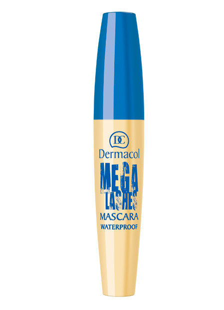 Blakstienų tušas Dermacol Mega Lashes Waterproof, atsparus vandeniui 12,5 ml цена и информация | Akių šešėliai, pieštukai, blakstienų tušai, serumai | pigu.lt