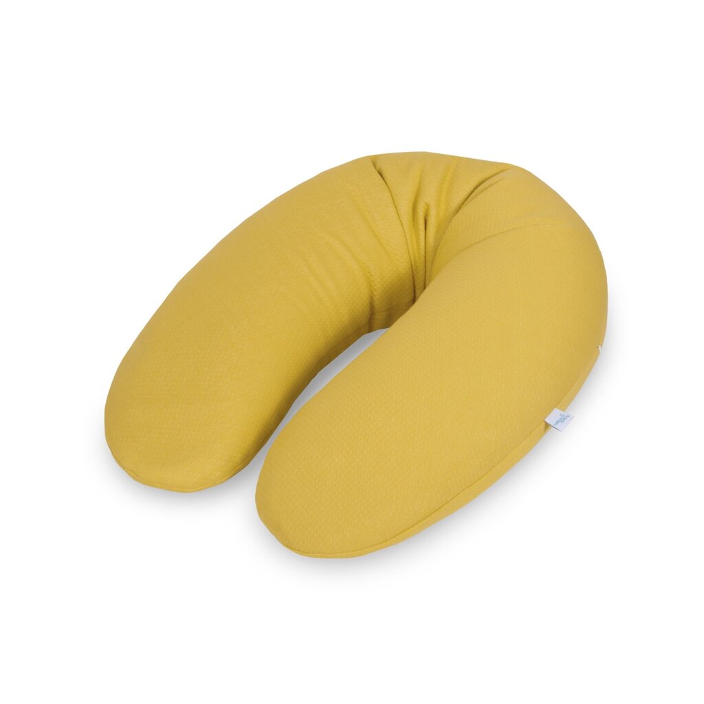 Maitinimo pagalvė CebaBaby Flexi multi Caro, Geltona, 190 cm цена и информация | Maitinimo pagalvės | pigu.lt