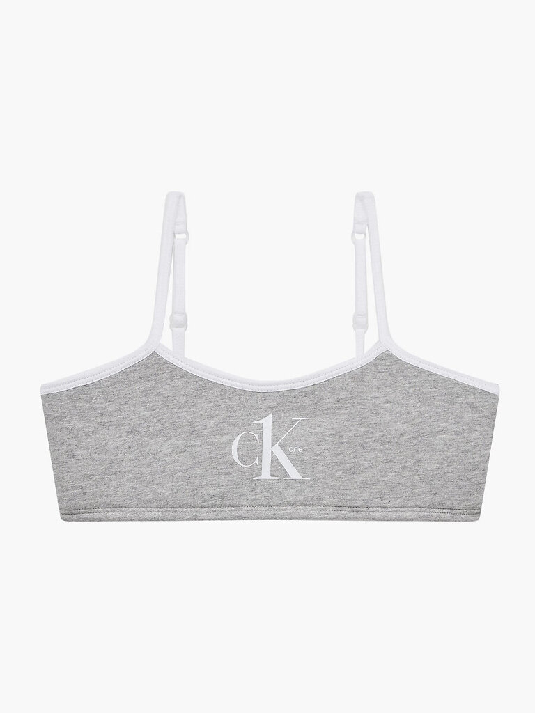 Liemenėle mergaitėms Calvin Klein Molded Bralette Grey, pilka kaina ir informacija | Apatinis trikotažas mergaitėms | pigu.lt