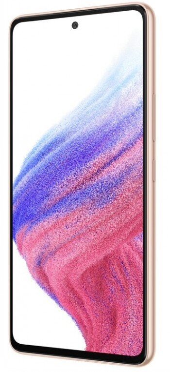 Samsung Galaxy A53 5G 8/256GB Dual SIM SM-A536BZOLEUB Peach kaina ir informacija | Mobilieji telefonai | pigu.lt