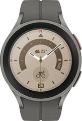 Samsung Galaxy Watch 5 Pro (BT,45 mm), Titanium SM-R920NZTAEUB kaina ir informacija | Išmanieji laikrodžiai (smartwatch) | pigu.lt