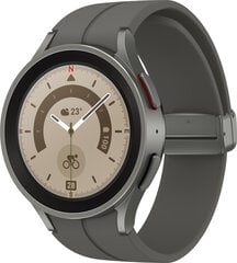 Samsung Galaxy Watch 5 Pro (BT, 45 mm), Gray Titanium SM-R920NZTAEUB цена и информация | Смарт-часы (smartwatch) | pigu.lt