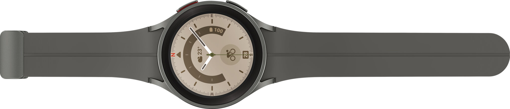 Samsung Galaxy Watch 5 Pro (BT,45 mm), Titanium SM-R920NZTAEUB цена и информация | Išmanieji laikrodžiai (smartwatch) | pigu.lt