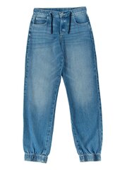 Kelnės mergaitėms Guess Jeans Denim Jogger Sunset Shell, mėlynos kaina ir informacija | Guess Jeans Drabužiai, avalynė vaikams ir kūdikiams | pigu.lt