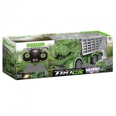 Автомобиль-динозавр с дистанционным управлением Woopie, зеленый цена и информация | Игрушки для мальчиков | pigu.lt