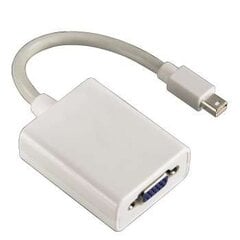 Hama Mini DisplayPort VGA adapteris, baltas kaina ir informacija | Kabeliai ir laidai | pigu.lt