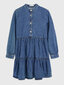 Džinsinė suknelė mergaitėms Tommy Hilfiger, mėlyna kaina ir informacija | Suknelės mergaitėms | pigu.lt