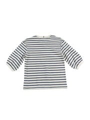 Детская футболка TOMMY HILFIGER Stripe Slub Ancient White / Pilot Blue Str цена и информация | Рубашки для девочек | pigu.lt