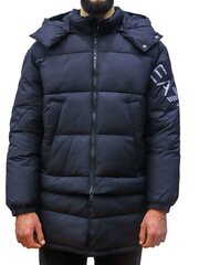 Мужская куртка EA7 Caban, синяя цена и информация | Мужские куртки | pigu.lt