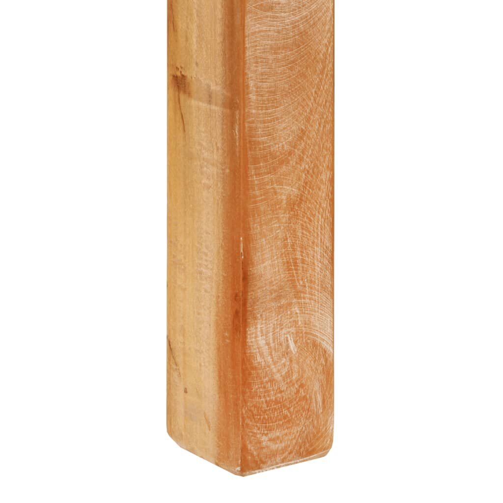 Baro stalas vidaXL, Perdirbtos medienos masyvas, 112x55x108cm, įvairių spalvų цена и информация | Virtuvės ir valgomojo stalai, staliukai | pigu.lt