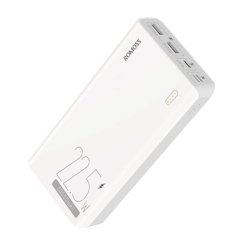 Romoss SENSE8F 30000mAh, 22.5W (white) цена и информация | Atsarginiai maitinimo šaltiniai (power bank) | pigu.lt