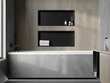 Mexen X-Wall-R įleidžiama sieninė lentyna, 75x30 cm, Black kaina ir informacija | Vonios kambario aksesuarai | pigu.lt