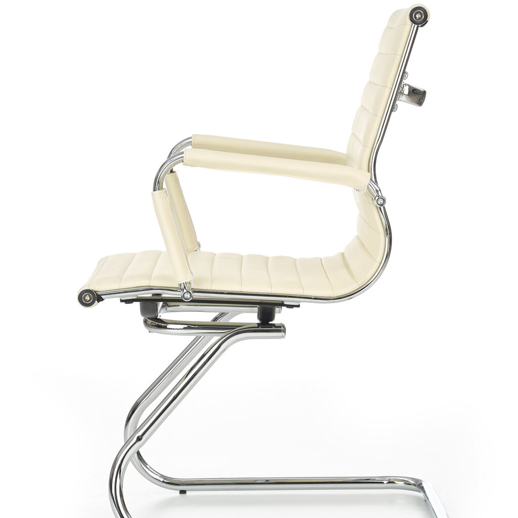 Biuro kėdė Halmar Prestige Skid, kreminė цена и информация | Biuro kėdės | pigu.lt