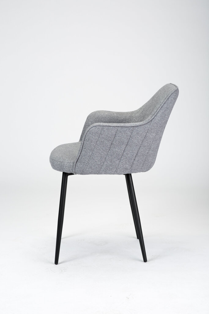 2-jų valgomojo kėdžių komplektas Element Tiffany Designer chair, Pilka kaina ir informacija | Virtuvės ir valgomojo kėdės | pigu.lt