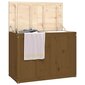 VidaXL skalbinių dėžė, 88,5x44x66 cm kaina ir informacija | Vonios kambario aksesuarai | pigu.lt