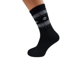 Мужские хлопковые носки с дизайном, чёрные цена и информация | Мужские носки | pigu.lt