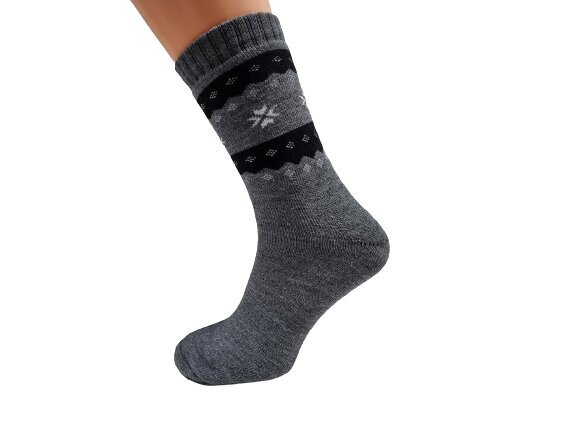 Vyriškos medvilninės kojinės, pilkos kaina ir informacija | Vyriškos kojinės | pigu.lt