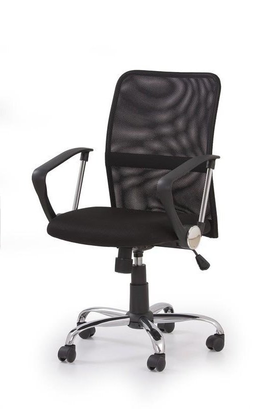 Biuro kėdė Halmar Tony, juoda цена и информация | Biuro kėdės | pigu.lt