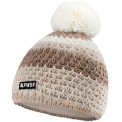 Alpinus Luosto moteriška žieminė kepurė ST18335, smėlio spalvos kaina ir informacija | Kepurės moterims | pigu.lt