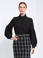 Женская рубашка LORIATA 563948100, черная цена и информация | Женские блузки, рубашки | pigu.lt