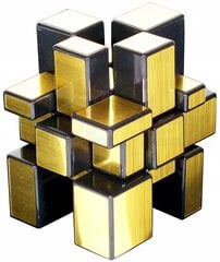 3x3 loginis kubas Asimetrinis aukso veidrodis kaina ir informacija | Lavinamieji žaislai | pigu.lt