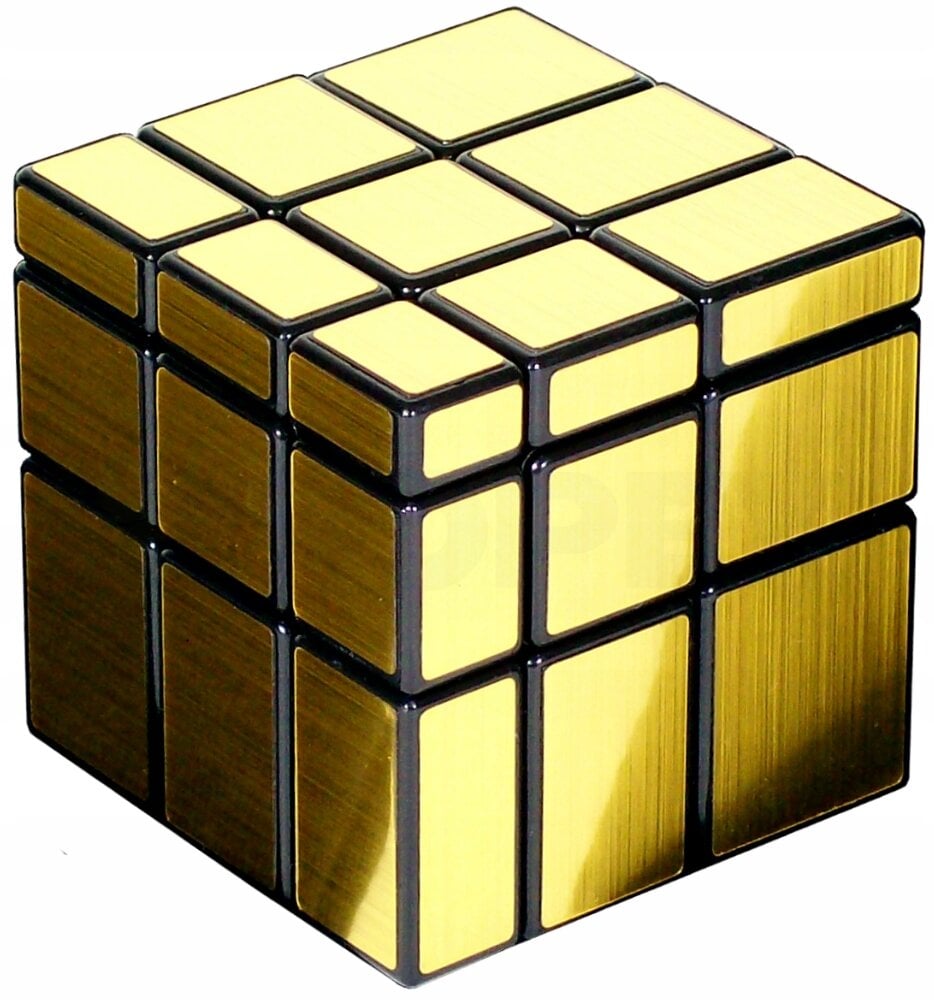 3x3 loginis kubas Asimetrinis aukso veidrodis цена и информация | Lavinamieji žaislai | pigu.lt